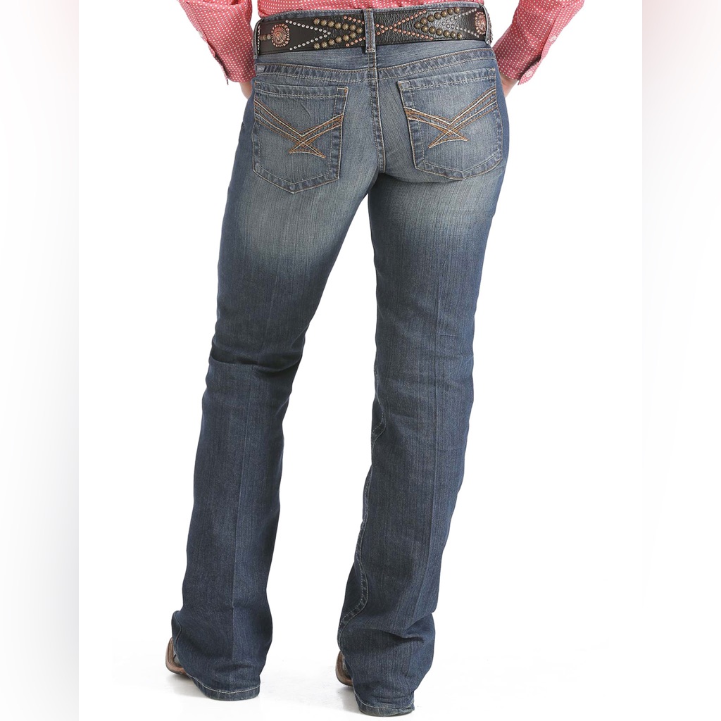 Cinch Ada Mid Rise Relaxed Fit Bootcut Jeans In Dark Blue Cinch Ada Mid Rise Relaxed Fit Bootcut Jeans In Dark Blue